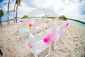 Wedding on tropical beach