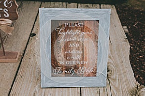 Wedding Welcome Sign