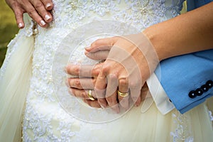 wedding in white photo