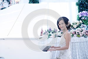 Wedding woman portrait