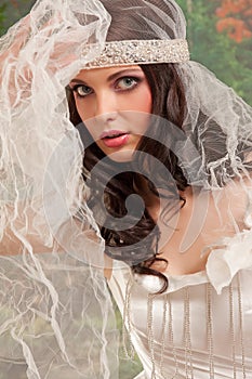 Wedding woman portrait