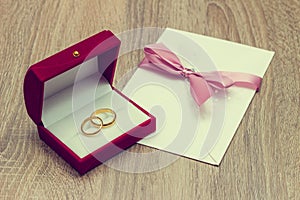 Weddings Ring And Invitation