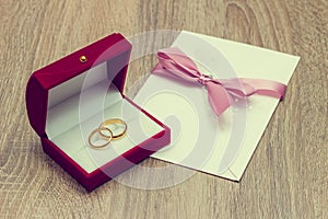 Weddings Ring And Invitation