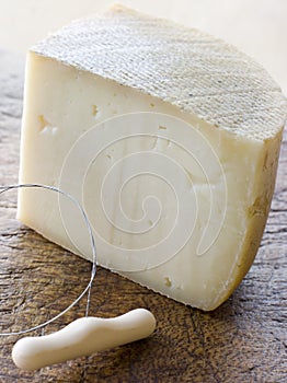Wedge of Pecorino Cheese