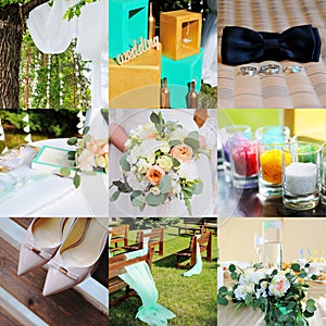 Weding collage still life