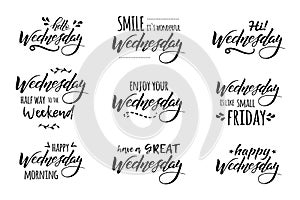 Wednesday hand drawn lettering photo
