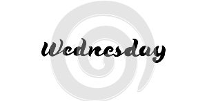 Wednesday - inspirational lettering design for posters, flyers, t-shirts, cards, invitations, stickers, banners