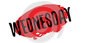 Wednesday rubber stamp