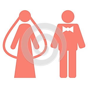 Weds Persons Vector Icon photo