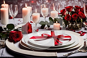 weeding table setting generated by AI tool