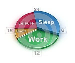 Weekday schedule concept