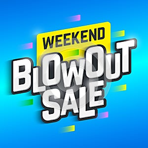 Weekend Blowout Sale banner photo