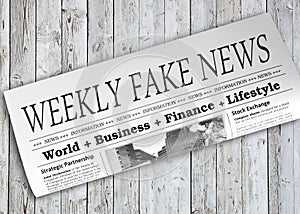 Weekly Fake News Newspaper