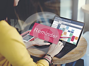 Weekly Schedule Reminder Activities Planner Concept