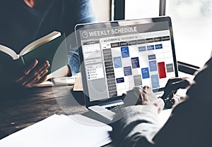 Weekly Schedule To Do List Appointment Concept