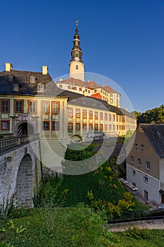 Weesenstein castle near Dresden. Saxony, Germany