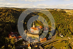 Weesenstein castle near Dresden. Saxony, Germany