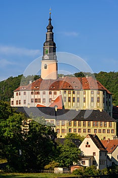 Weesenstein castle near Dresden. Saxony, Germany