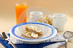 Weet Bix With Bananas