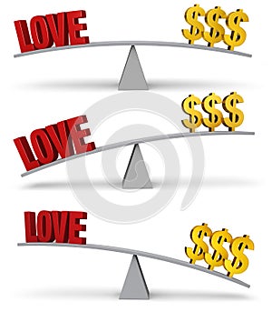 Weighing Love And Money Set