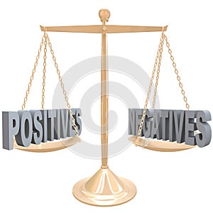 Weighing Positives and Negatives - Choices on Scale