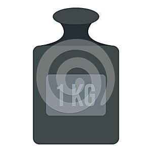 Weight 1 kg icon isolated