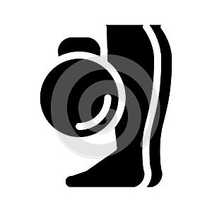 weight feeling legs icon vector glyph illustration