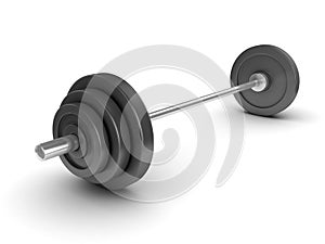 Weight isolated on white