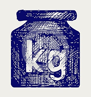 Weight kilogram photo