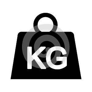 weight kilogram isolated icon