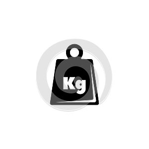 Weight kilogram, Kilo Measurement Flat Vector Icon photo
