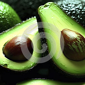 weight loss concept.Natureâ€™s Green Gems A Captivating Snapshot of Avacados