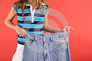 Weight loss fat jeans