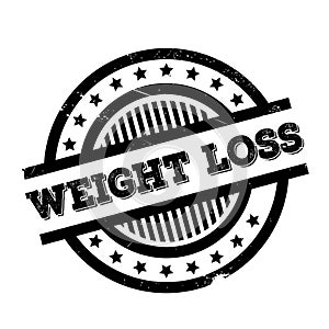 Weight Loss rubber stamp