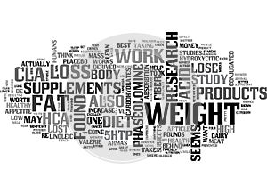 Are Weight Loss Supplements Worth Itword Cloud photo