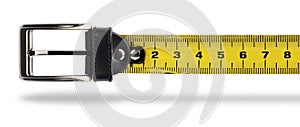 Weight loss tape measure belt