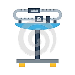 Weight measurement instrumentation tool vector.