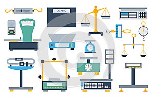 Weight measurement instrumentation tool vector.