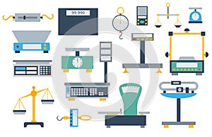 Weight measurement instrumentation tool vector.