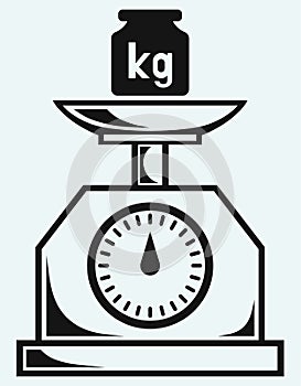 Weight scale and weight kilogram