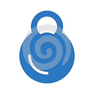 Weight glyph colour vector icon