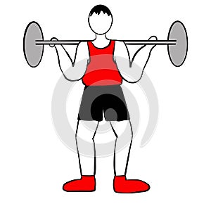 Weightlifter,weightlifter, weightlifter, heavyweight,heavyweight, athlete, athlete, barbell