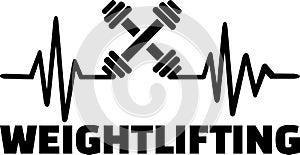 Weightlifting heartbeat pulse