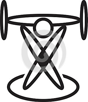 Weightlifting logo