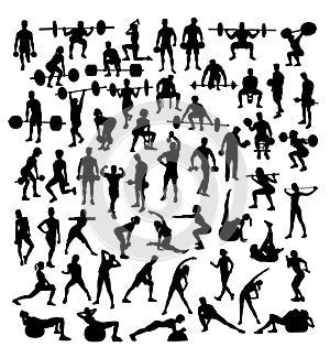 Weightlifting Silhouettes