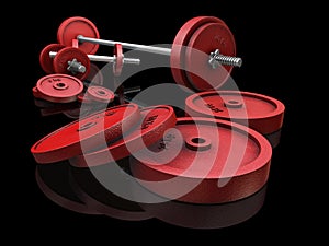 Weightlifting weights