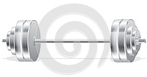 Weights barbell,vector