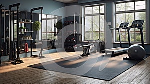 weights exercise equipment gym