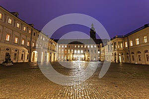 Weimar architecture at sunrise