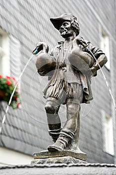 WEIMAR, GERMANY/EUROPE - SEPTEMBER 14 : The Goose Man's Fountain